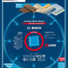 Accesorios bosch disco de corte multimaterial multi rueda x-lock 125 mm + juego de taladro universal multiconstrucción - 061599765r