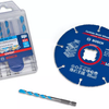 Accesorios bosch disco de corte multimaterial multi rueda x-lock 125 mm + juego de taladro universal multiconstrucción - 061599765r