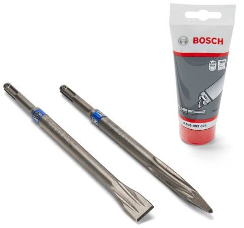 Bosch accessoires platte beitel sds-plus en puntbeitel + smeervet - 061599765k