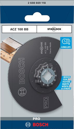 Lama per sega multiutensile Bosch Accessories Pro Acz 100 BB | 100mm-2608669118