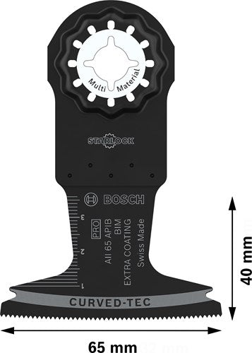 Accesorios Bosch hoja de sierra de inmersión pro aii 65 apib | 65x40mm | 1 pieza - 2608669081