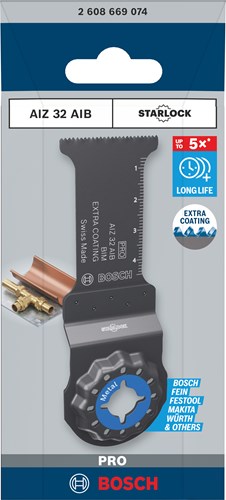Bosch accessoires bosch pro aiz 32 aib - multifunctioneel zaagblad - bimetalen - 32 mm - 50 mm