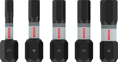 Bosch accessoires pro h impact bits | h3 | h4 | h5 (x2) | h6 | 25 mm | 5 stuks - 2608521u59