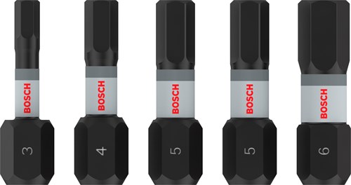 Accesorios imp bosch brocas pro h act | h3 | h4 | h5 (x2) | h6 | 25 mm | 5 piezas - 2608521h59