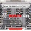 Set accessori Bosch Imp Pro Act in metallo | 20 pezzi -2608521h84