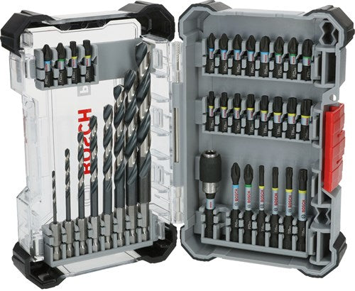 Imp bosch accesorios pro act juego de metal | 35 piezas - 2608521u81