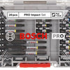Bosch accessoires pro impact schroefbitset | 20-delig - 2608521u74