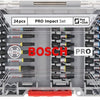 Bosch accessoires pro impact schroefbitset | 24-delig - 2608521u75