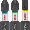 Bosch accessoires pro impact schroefbitset | ph2 (x5) | pz2 (x5) | t20 (x5) | t25 (x5) | t30 (x5) | 25 mm | 25 stuks - 2608521u63