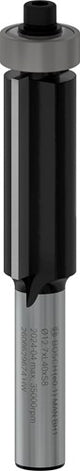 Bosch accessoires pro kopieerfrees met kogellager beneden | ø 12,7 x l 40 | schacht 8 mm - 2608629674