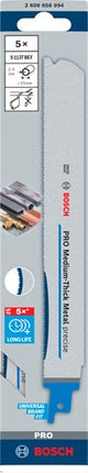 Bosch accessoires pro medium-thick metal precise s1137bef zaagblad | 1 |1 x 25 x 225 mm | 5-delig - 2608658994