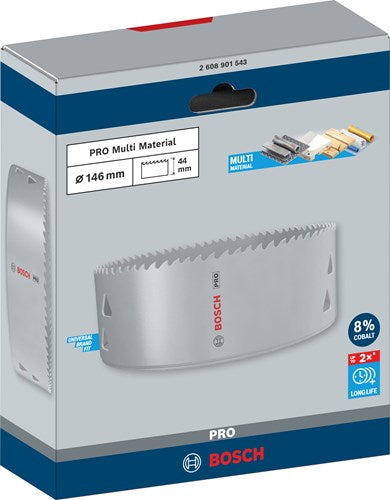 Accesorios Bosch pro sierra perforadora multimaterial | 146 mm | con hilo - 2608901543