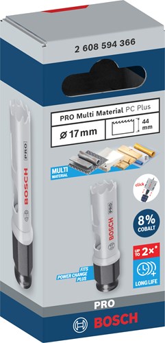 Accesorios Bosch pro multi material pc plus sierra perforadora | 17mm-2608594366