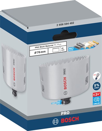 Accessori Bosch Pro Multi Material PC Plus Sega a tazza | 76mm-2608594402