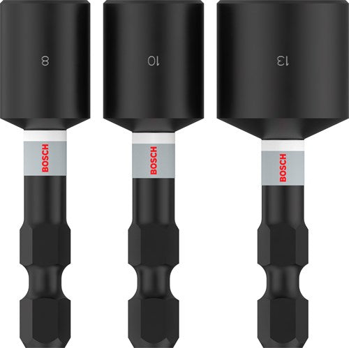 Imp Bosch Accessories Pro Nutsetter Act Cap | 8x50| 10x50| 13x50 mm | 3 pezzi - 2608521u64