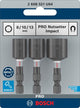 Imp Bosch Accessories Pro Nutsetter Act Cap | 8x50| 10x50| 13x50 mm | 3 pezzi - 2608521u64