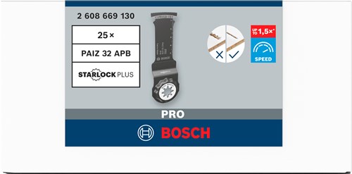 Accessori Bosch Lama per sega ad immersione Pro Paiz 32 APB | 32x60 mm | 1 pezzo - 2608669130