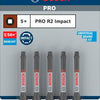 Bosch accessoires pro robertson slagschroefbit | r2 | 55 mm | 5-delig - 2608522553