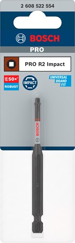 Punta per avvitatore a percussione Bosch Accessories Pro Robertson | r2 | 90mm-2608522554