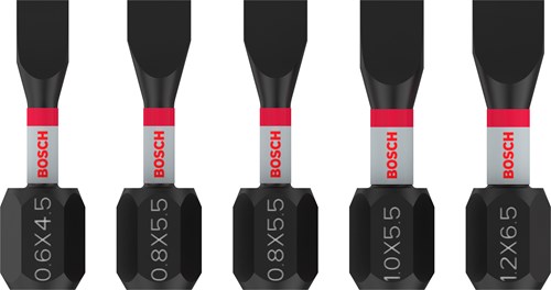 Imp bosch accessori pro sl act bit | sl4.5 | sl5.5 (x2) | sl5.5 | sl6.5 | 25 mm | 5 pezzi - 2608521u60