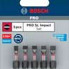 Imp bosch accessori pro sl act bit | sl4.5 | sl5.5 (x2) | sl5.5 | sl6.5 | 25 mm | 5 pezzi - 2608521u60