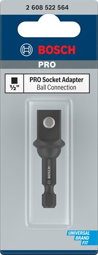 Adattatore presa Bosch Accessories Pro con attacco a sfera | 1 2 | 50mm-2608522564