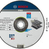 Bosch Accessories Pro Disco da taglio in acciaio inox e metallo | 230 x 1,9 x 22,23 mm | con centro depresso - 2608601514