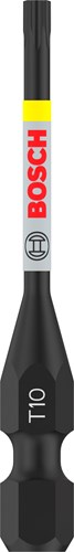 Bosch accessoires pro torx slagschroefbit | t10 | 55 mm | 2-delig - 2608522528