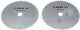 Accesorios Bosch hojas de sierra circular pro madera aluminio | 165 mm | inalámbrico | 2 piezas - 2608644733