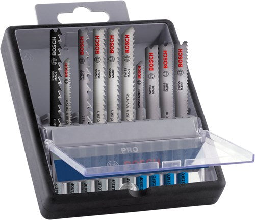 Set accessori Bosch Pro in legno e metallo | 100 mm | 10 pezzi - 2607011943