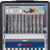 Set accessori Bosch Pro in legno e metallo | 100 mm | 10 pezzi - 2607011943