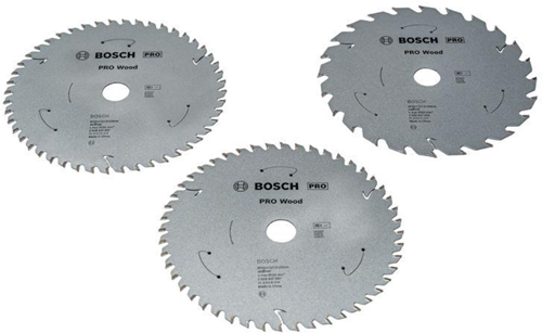 Accessori Bosch lame per seghe circolari pro legno | 160 mm | 3 pezzi - 2608644729