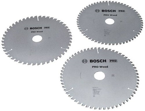 Accessori Bosch lame per seghe circolari pro legno | 216 mm | 3 pezzi - 2608644732
