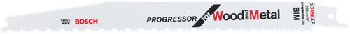 Accessori Bosch lama per sega alternativa s 3456 xf progressor per legno e metallo 100pz - 2608654418