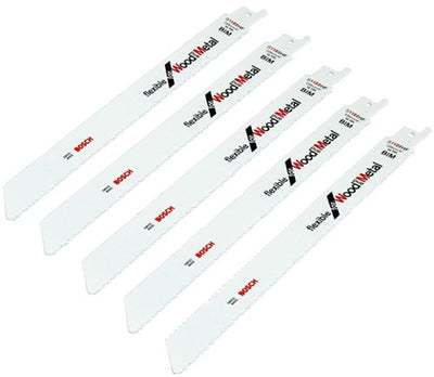 Accesorios bosch hoja de sierra alternativa s1122hf flexible para madera y metal 5 piezas - 2608656021