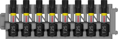 Imp bosch accessori avvitatore bit act control t25, 25 mm 8x - 2608522381
