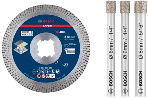 Set di piastrelle accessori Bosch diamante + pennarello - 0615997678
