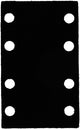 Bosch accessories intermediate path, 80x133mm, 2x - 2608000813