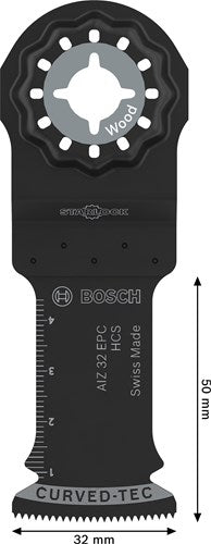 Accessori Bosch lama per sega per legno aiz 32 epc | stella | 32x50 mm | 5 pezzi - 2608669249