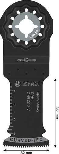 Accessori Bosch lama per sega per legno aiz 32 epc | stella | 32x60 mm - 2608669247
