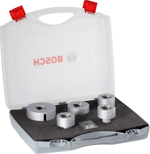 Bosch accessoires x-lock diamantboorset ? 25,35,51,68 mm + ? 20mm diamantfreesboor - 1 stuk(s) - 2608599037