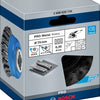 Accessori Bosch x-lock spazzola in acciaio a tazza intrecciata 75mm acciaio 0,35mm - 1 pezzo(i) - 2608620726