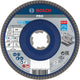 Accessori Bosch disco lamellare x-lock best per metallo dritto, plastica, ø125mm, g 60, x571 - 1 pezzo(i) - 2608619210