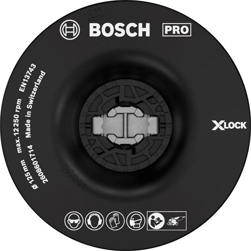 Bosch accessoires x-lock steunschijf voor fiberschijven 125 mm soft - 1 stuk(s) - 2608601714