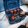 Batteria di avviamento Bosch blu 18v 8.0ah exba18v-80 2-320 | 2x exba18v-80 + caricabatterie exal18v2-320 - 1600a0373x
