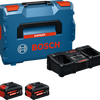 Batteria di avviamento Bosch blu 18v 8.0ah exba18v-80 2-320 | 2x exba18v-80 + caricabatterie exal18v2-320 - 1600a0373x