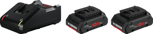 Set batteria Bosch avviamento batterie Procore 18v 8.0ah + caricabatteria
