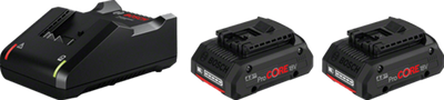 Set batteria Bosch avviamento batterie Procore 18v 8.0ah + caricabatteria