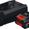 Set de iniciación a batería azul bosch exba18v-40 | 1x exba18v-40 + cargador gal 12v 18v-80 - 1600a0373m