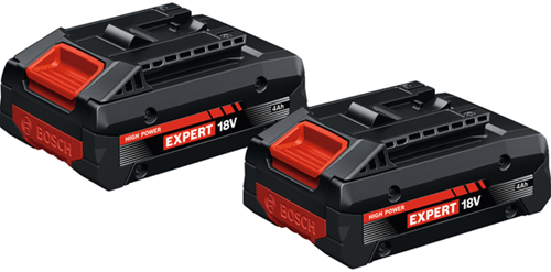 Set batterie Bosch blu exba18v-40 | 18v4.0ah | 2 pezzi - 1600a03738